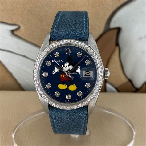 quadrante rolex aftermarket miky mouse|disney rolex watch value.